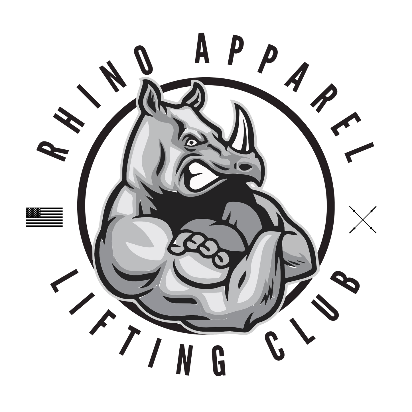 Cartoon Rhino T-Shirt